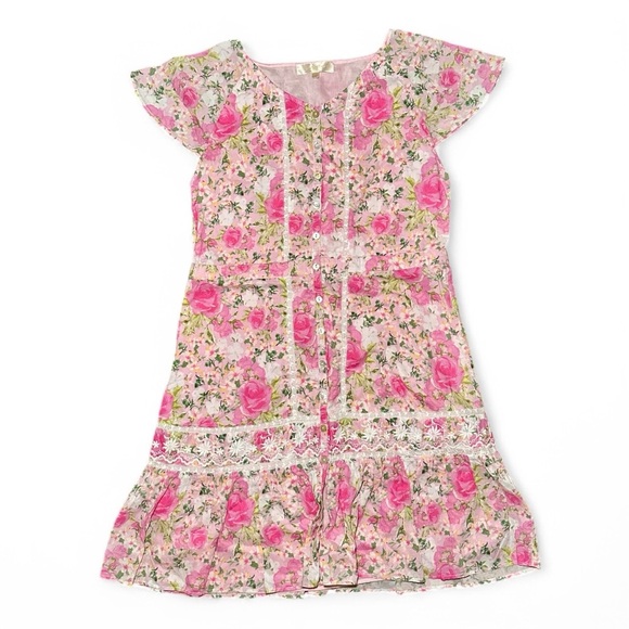 LoveShackFancy Girl’s Mini Victorian Floral Dress
Magenta Flower Fields 12Y - Picture 2 of 4